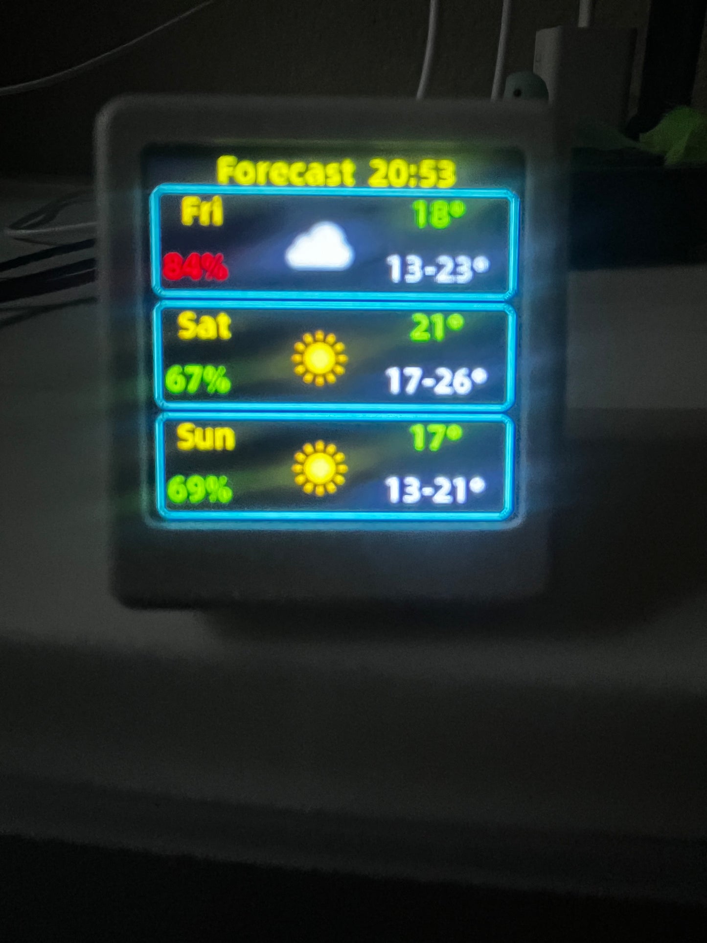 Smart Wifi Weather Station Display