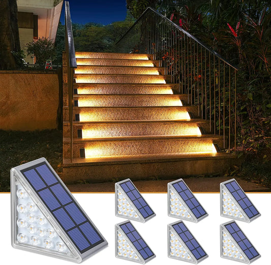 IP67 Waterproof LED Step Lamp: Solar Light for Garden & Deck