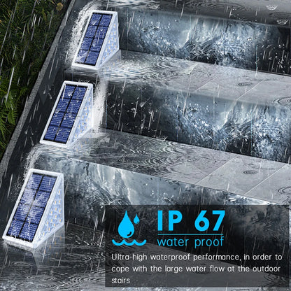 IP67 Waterproof LED Step Lamp: Solar Light for Garden & Deck